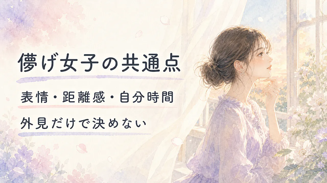 儚げ女子に見える人の共通点