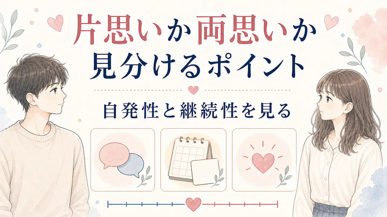 好きな人と片思いか両思いかを見分けるポイント