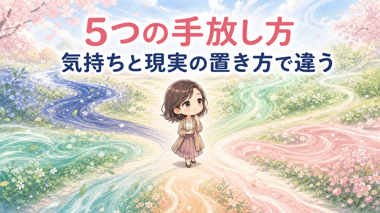 手放し方に表れる5つの傾向