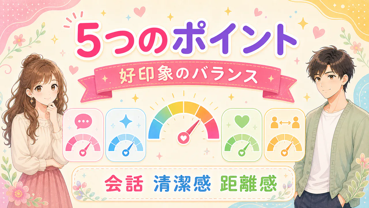 モテ度を左右する5つのポイント