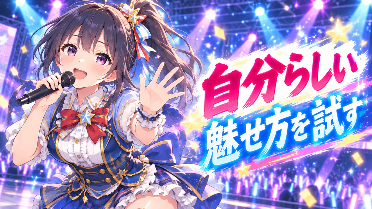 自分らしい魅せ方を一つ試す
