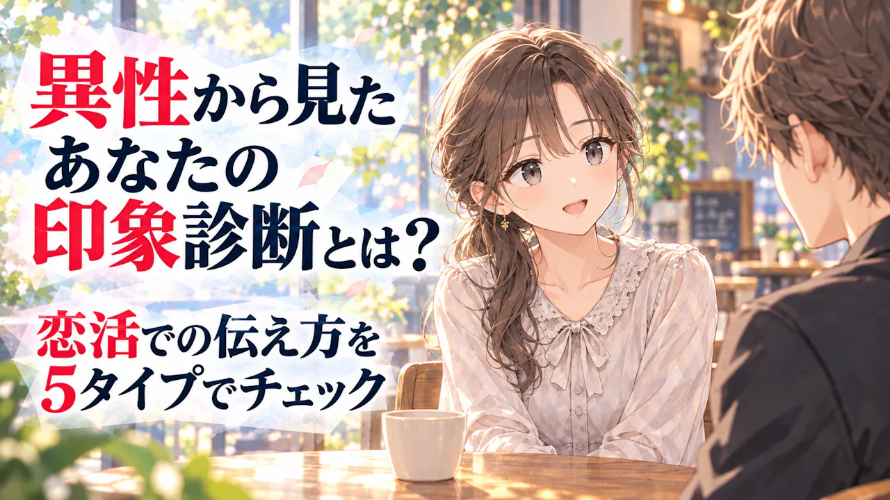 異性から見たあなたの印象診断とは？