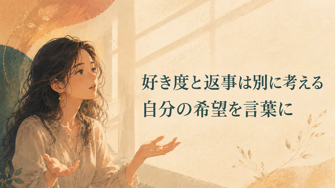 好き度の結果を返事に生かすには？