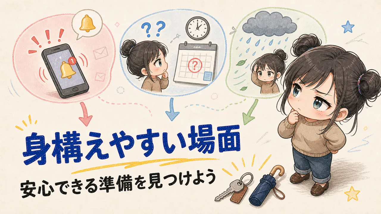 身構えやすい場面を知るヒント