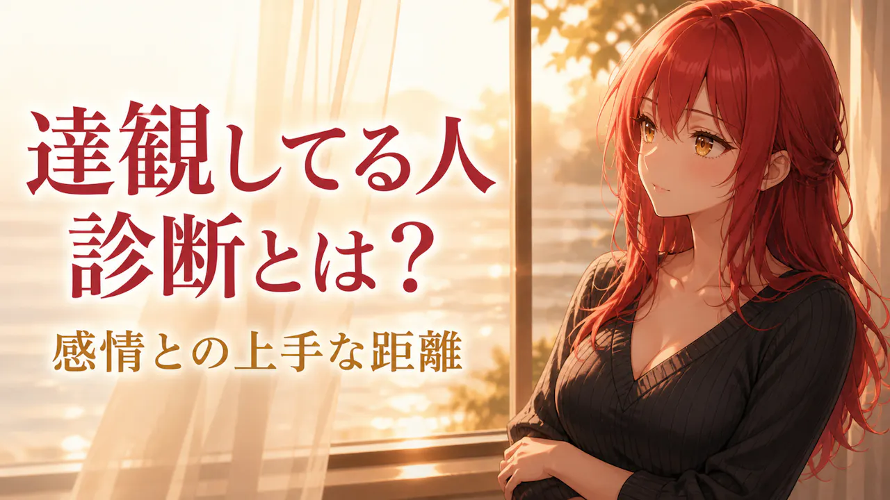 達観してる人診断とは？