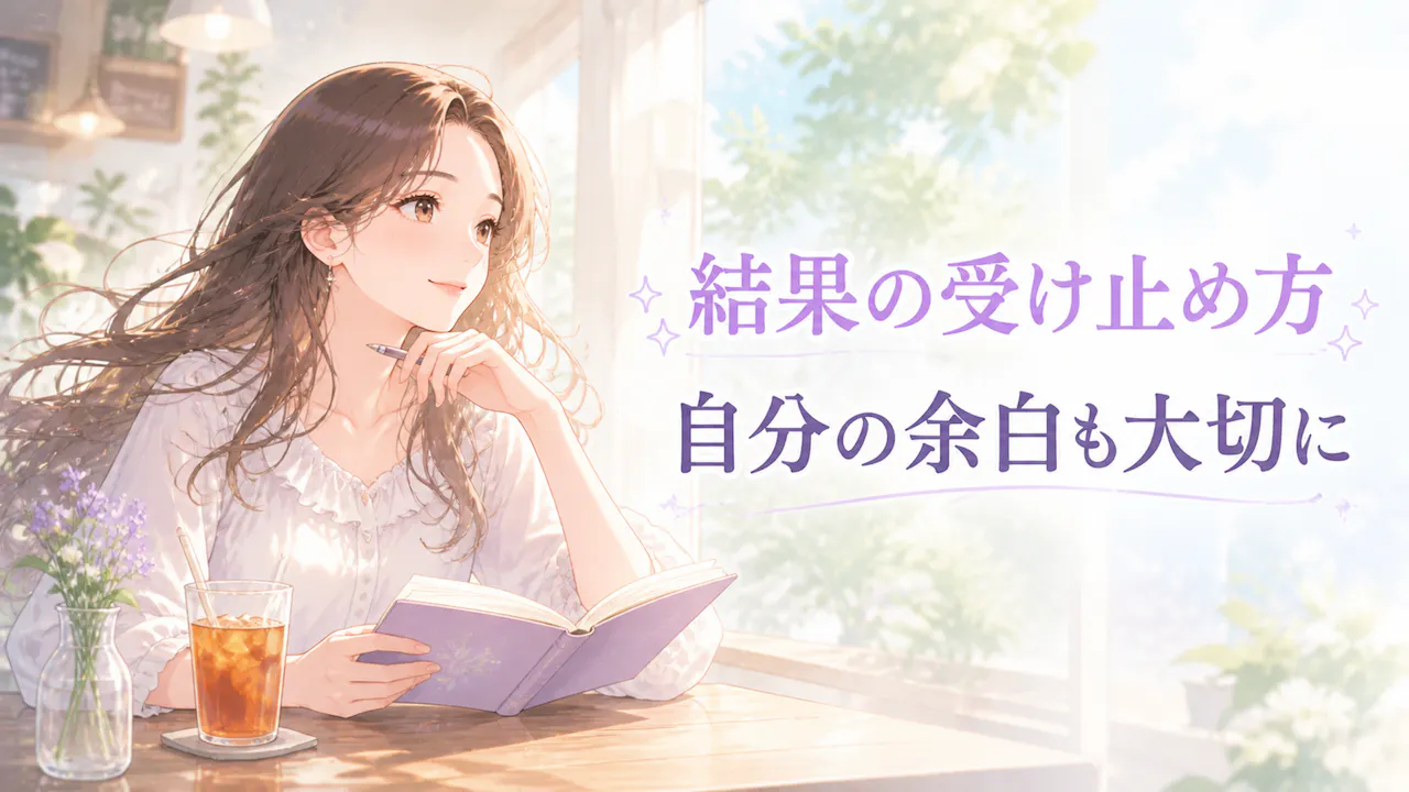 結果を心地よく受け取るヒント