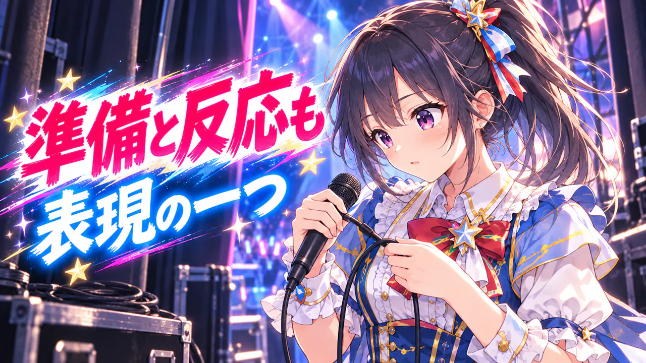 華やかさだけでなく準備と反応を見る