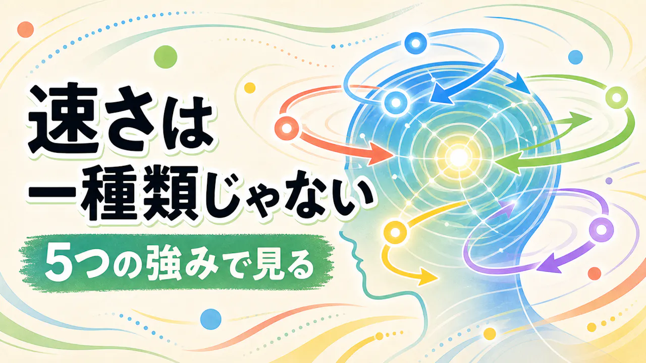 頭の回転の速さは一種類じゃない