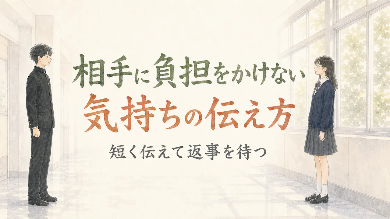 相手に負担をかけない伝え方
