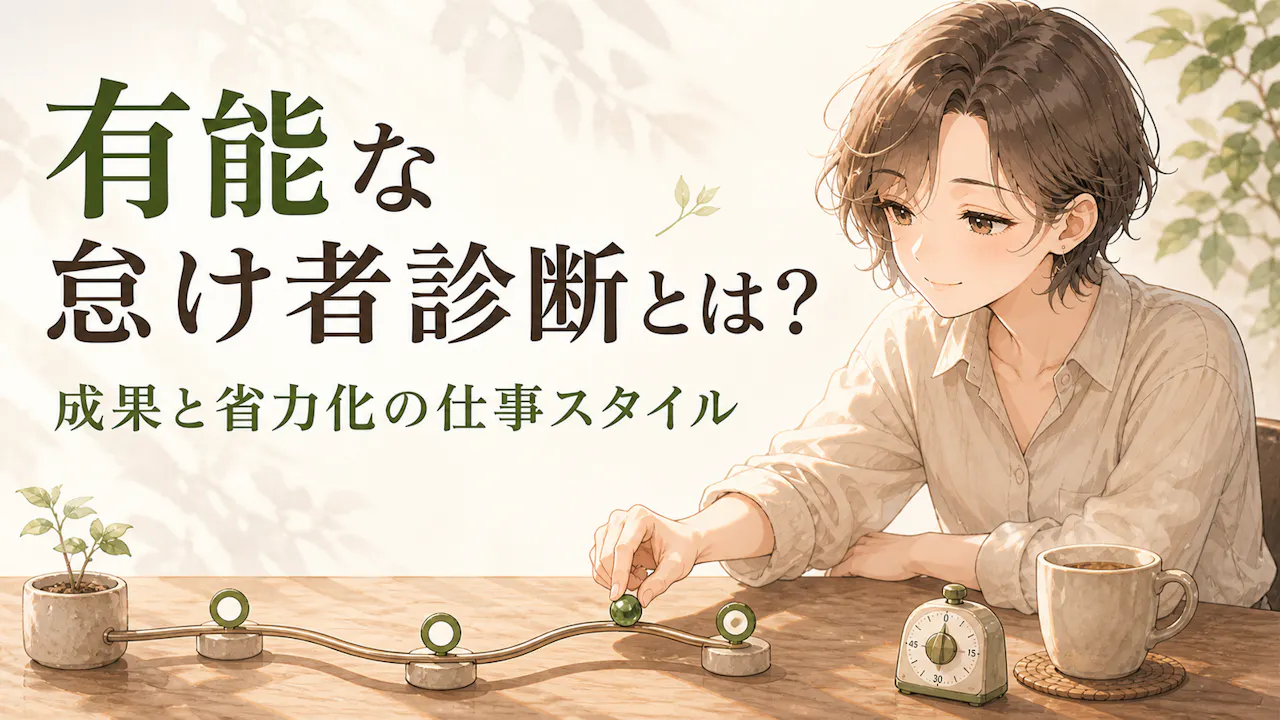 有能な怠け者診断とは？