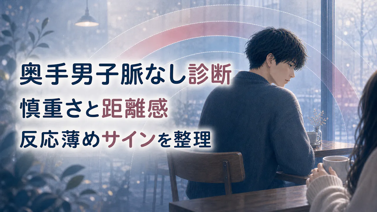 奥手男子脈なし診断とは？