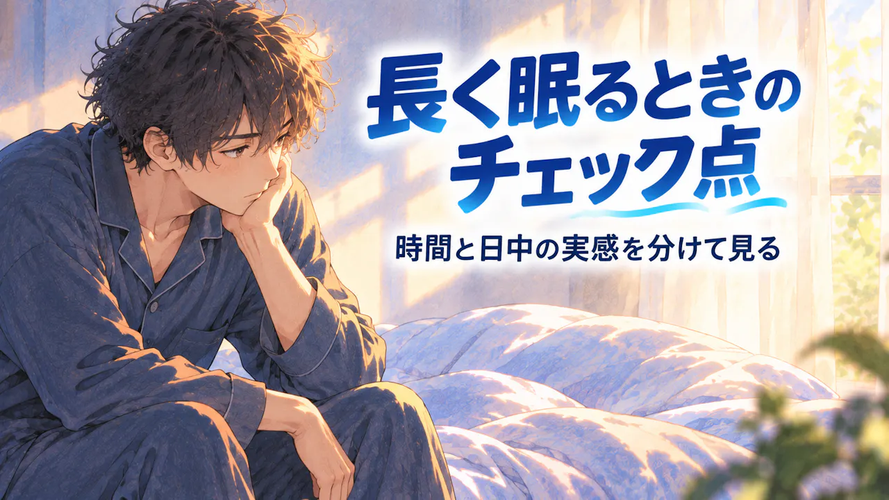 長く眠るときに見ておきたいこと