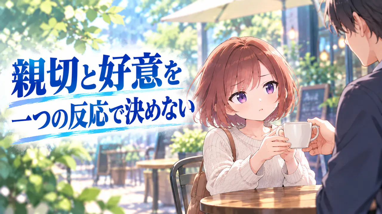 親切と好意を一つの反応で決めない