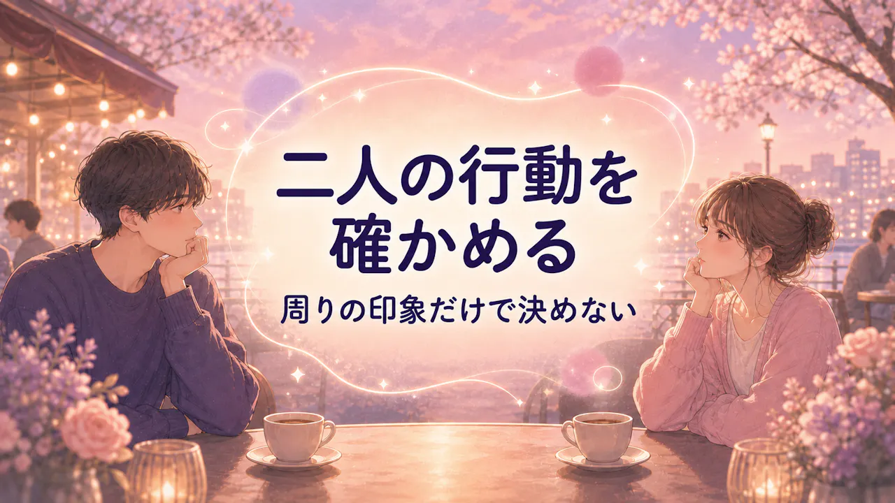 二人の行動を確かめるとき