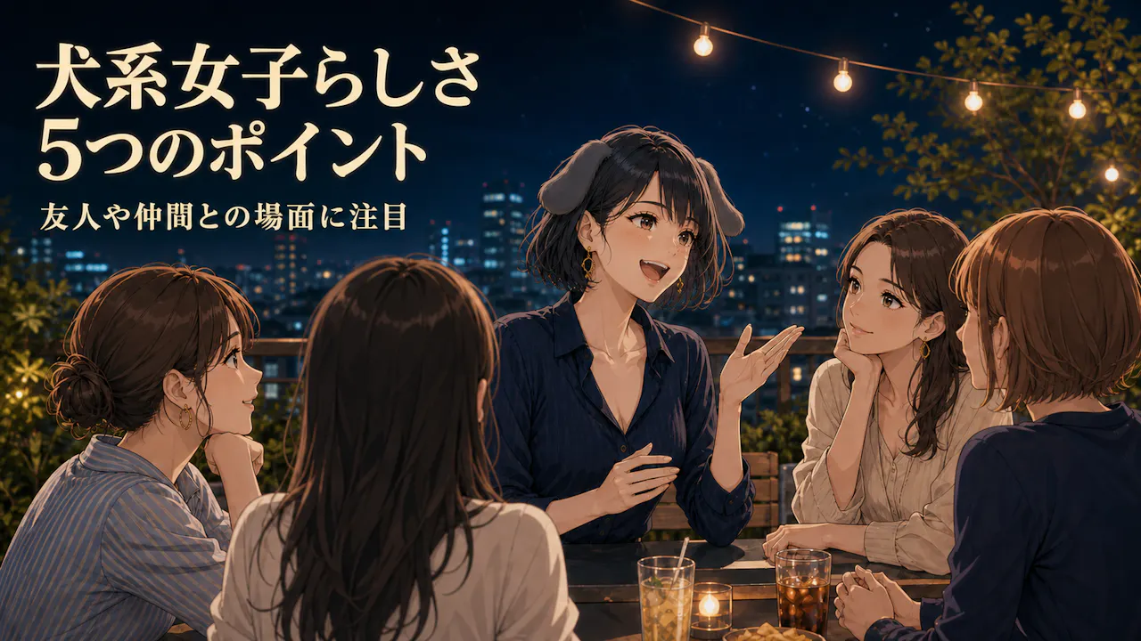 友人や仲間との場面で見える5つのポイント