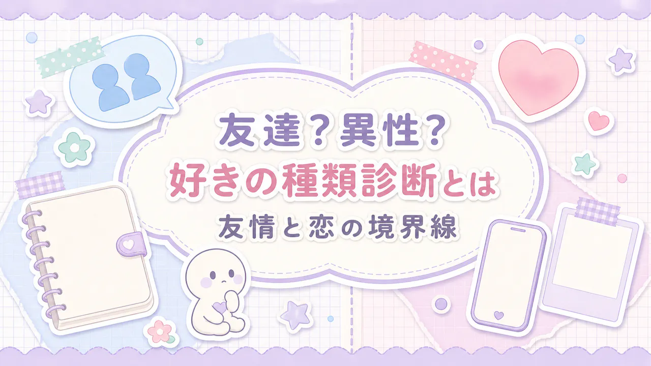 友達として好きか異性として好きか診断とは？