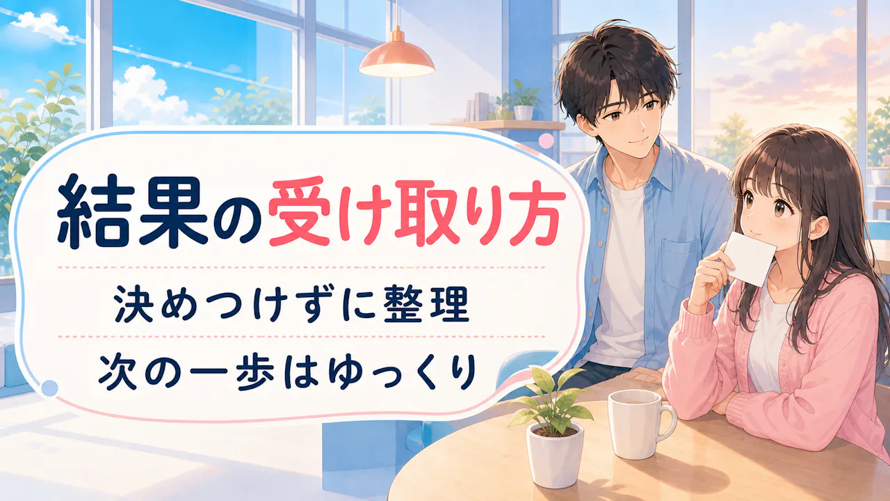 結果の受け取り方