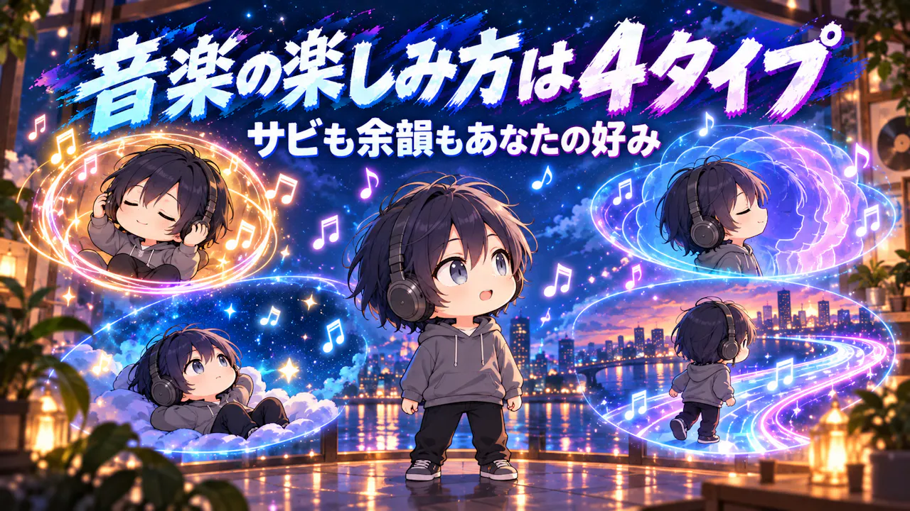 4タイプで見つける音楽の楽しみ方