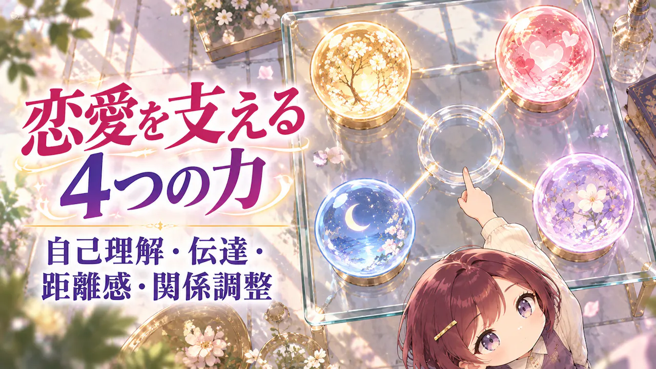 恋愛スキルを支える4つの力