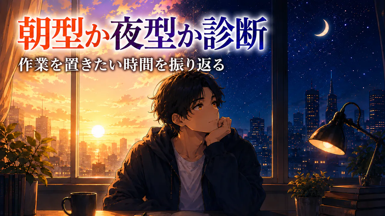 朝型夜型診断とは？