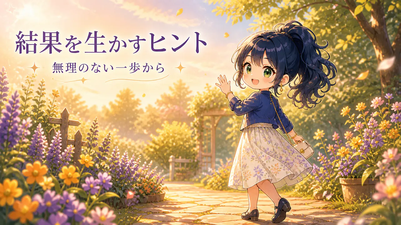 結果を、今の自分らしさに生かすヒント
