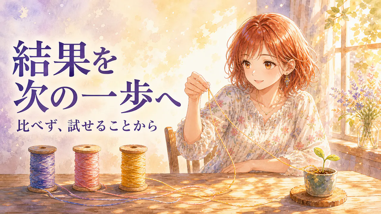 結果を次の一歩につなげよう