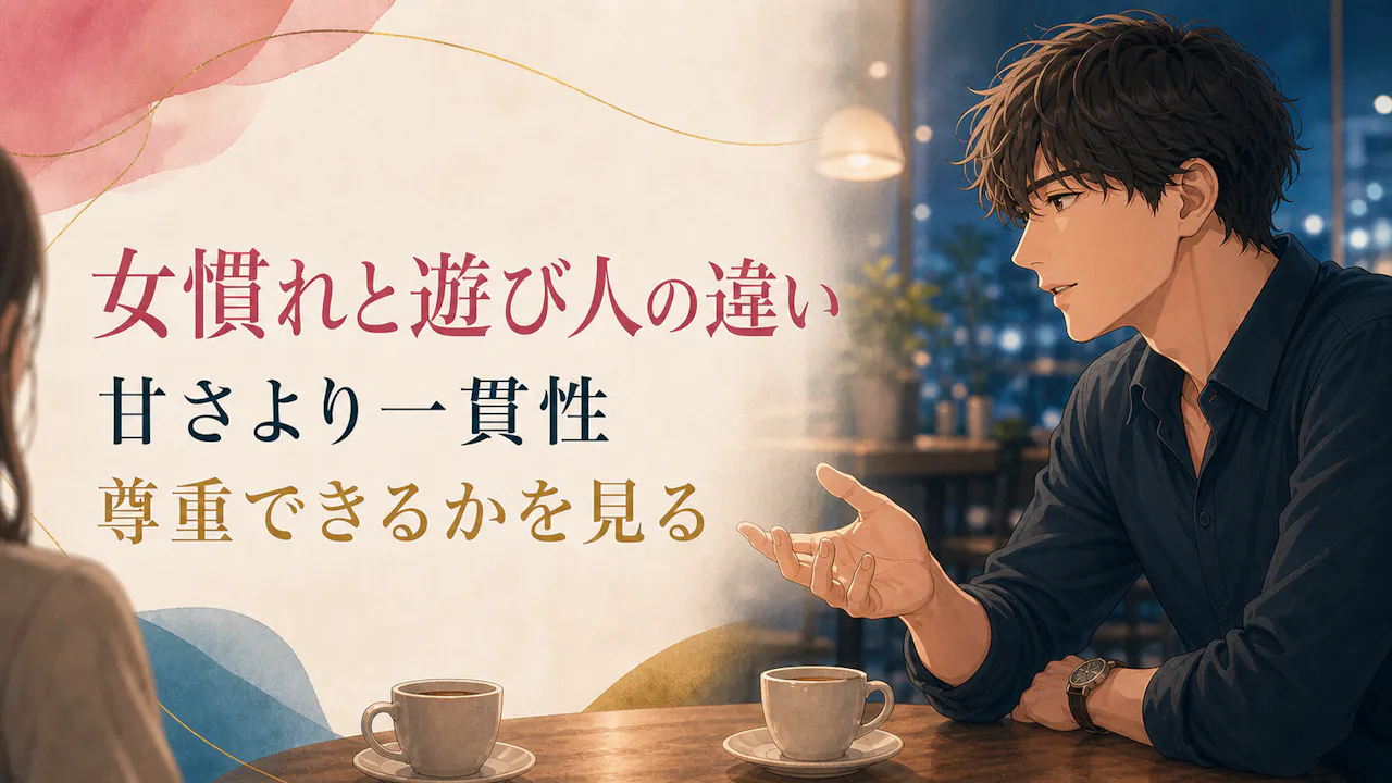 女慣れしてる男と遊び人の違い