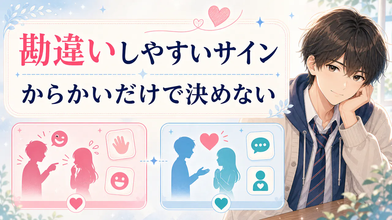 女性が勘違いしやすい男子のサイン