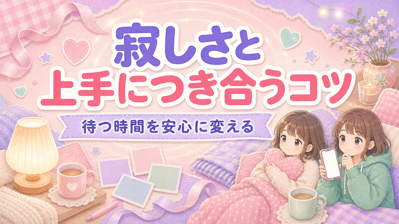 寂しさと上手につき合うコツ