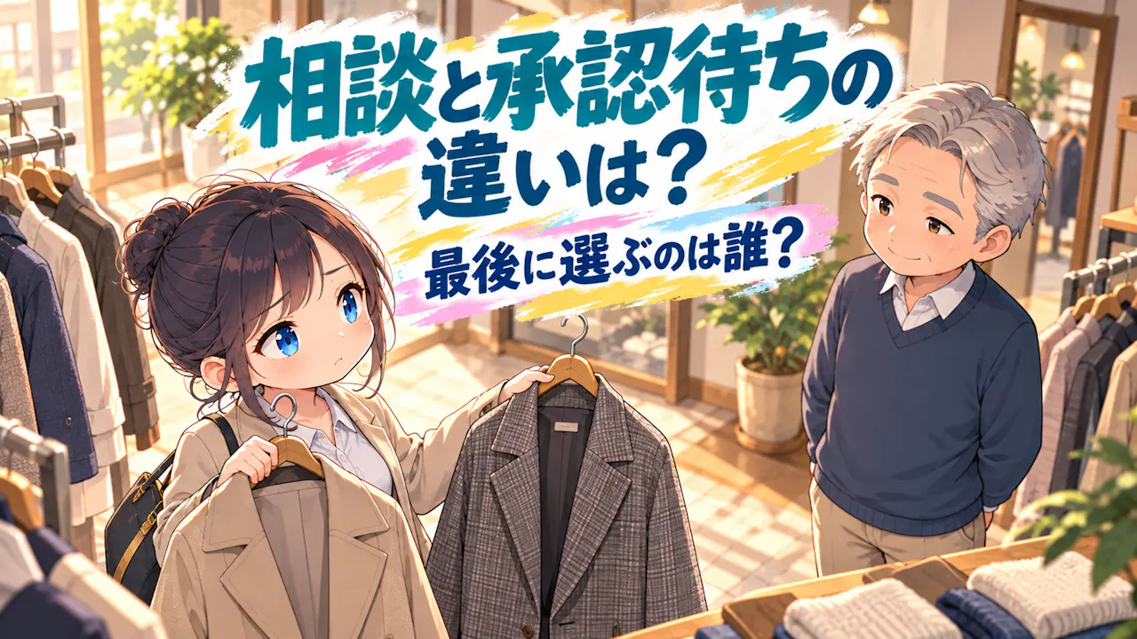 相談と承認待ちの違いは？