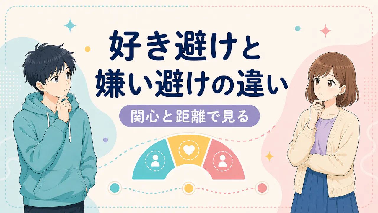 好き避けと嫌い避けの違い