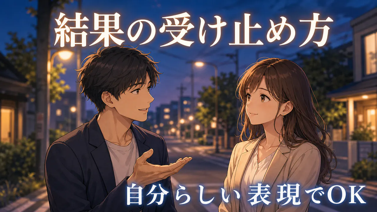 結果の受け止め方