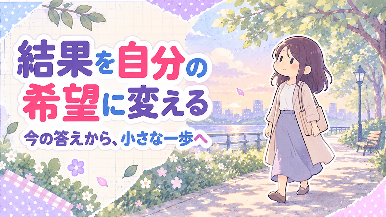 結果を自分の希望に変える