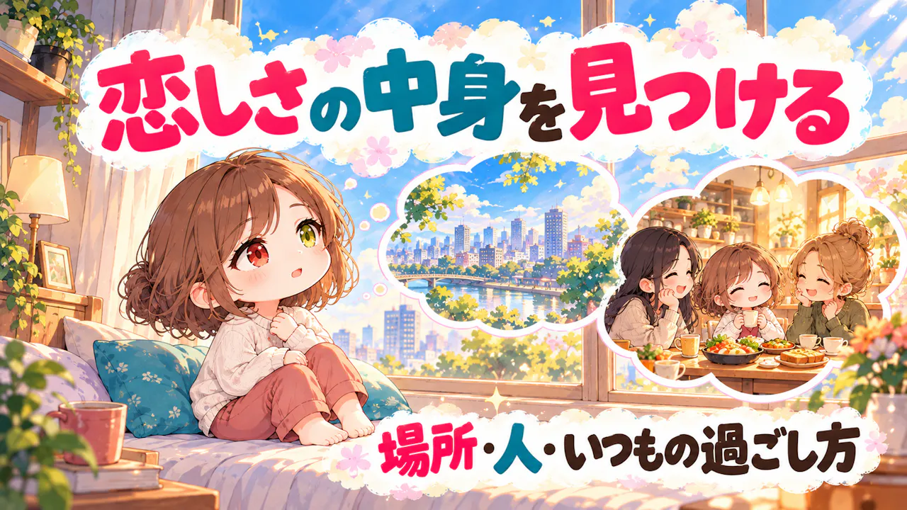 恋しさの中身をゆっくり見つける