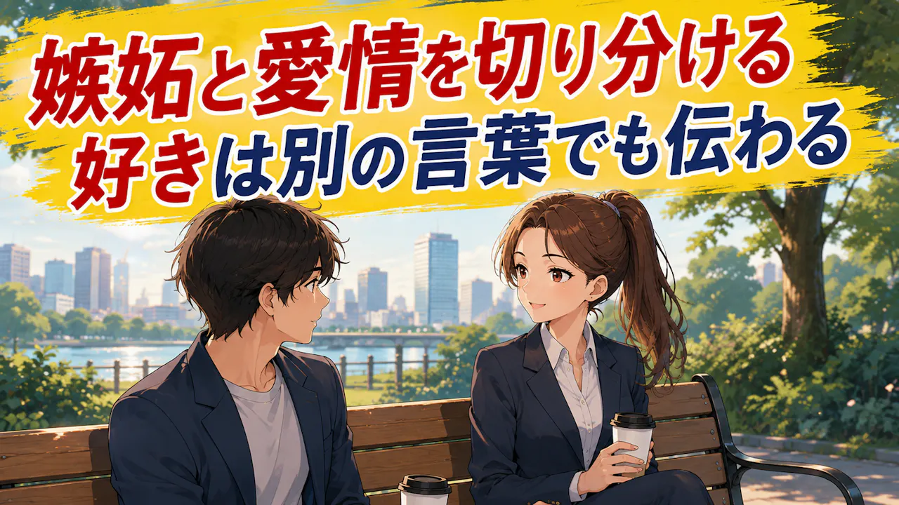 嫉妬の少なさと愛情を切り分けるには