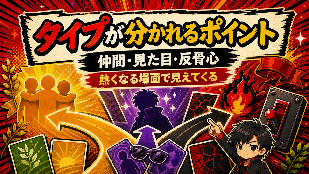 ヤンキータイプが分かれるポイント
