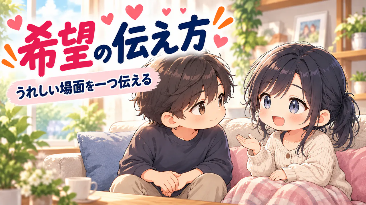 気にかけてほしい希望の伝え方