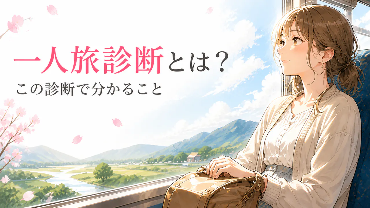 列車の窓辺で出発前の一人旅を始める成人旅行者の画像