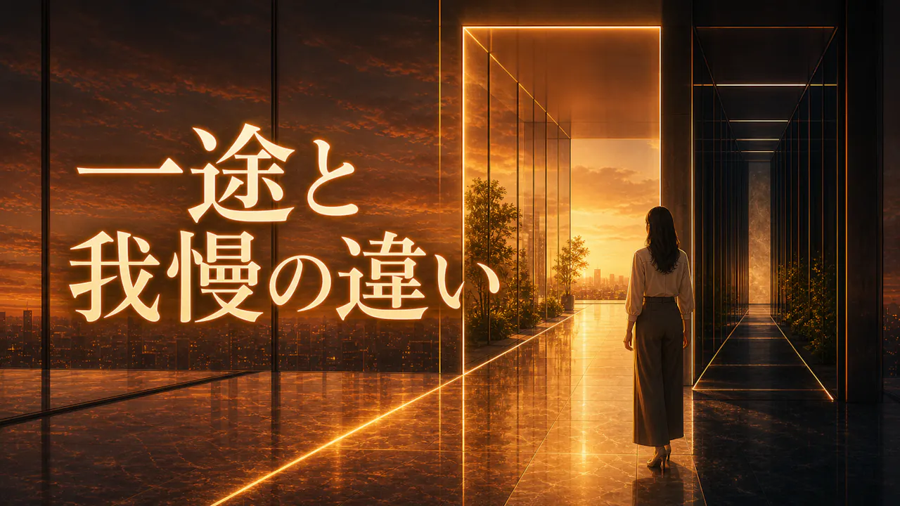 一途と我慢・束縛の違い