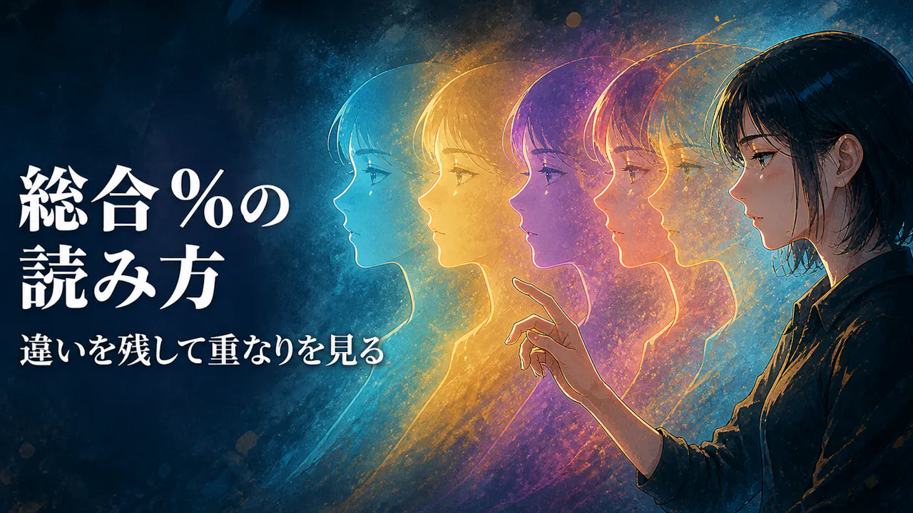 ダークトライアド診断の％でわかること