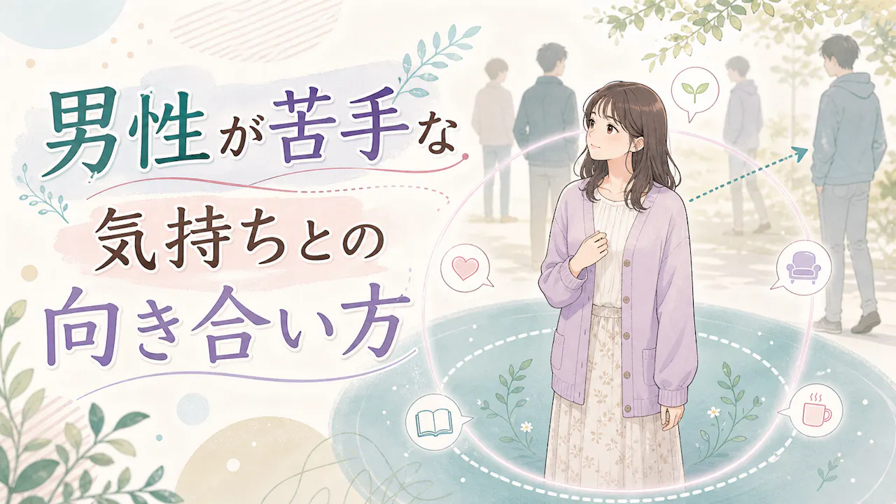 男性が苦手な気持ちとの向き合い方