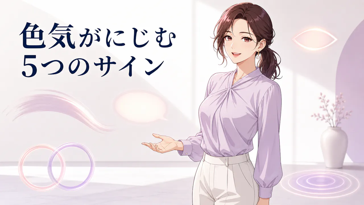 色気がにじむ5つのサイン