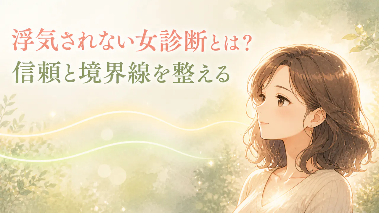 浮気されない女診断とは？