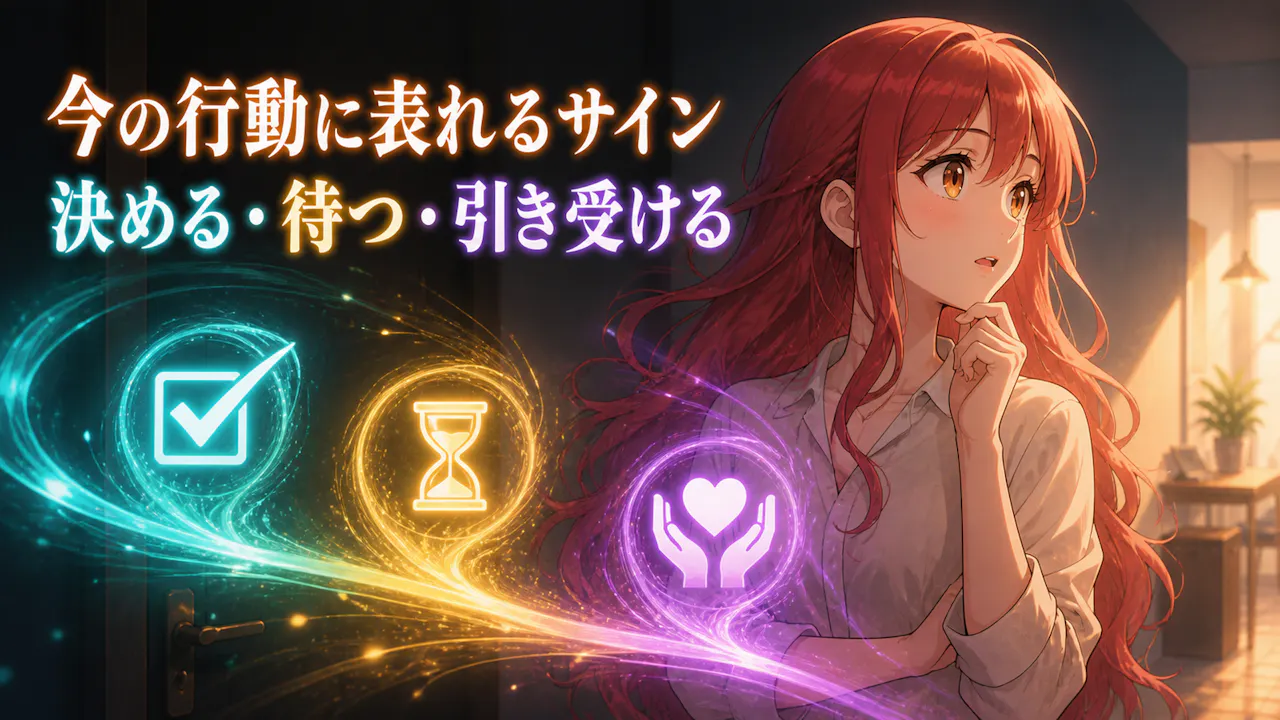 今の行動に表れやすい5つのサイン