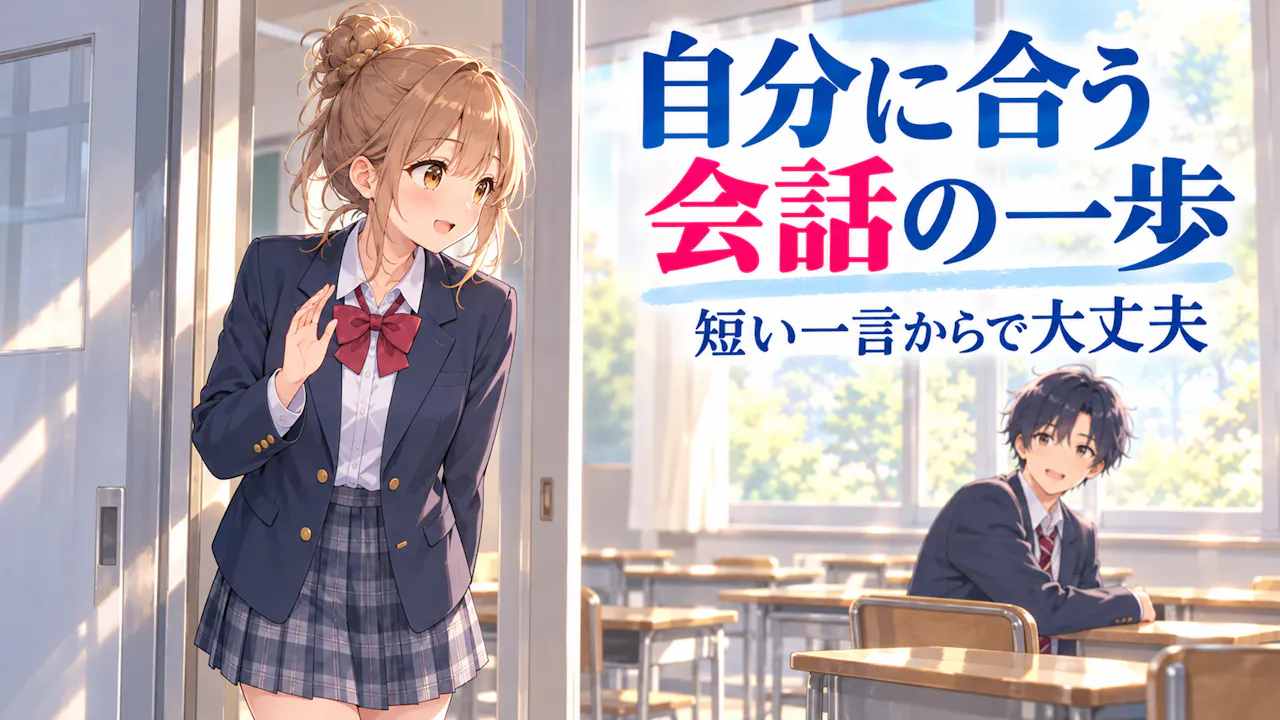 自分に合う会話の一歩を見つけよう