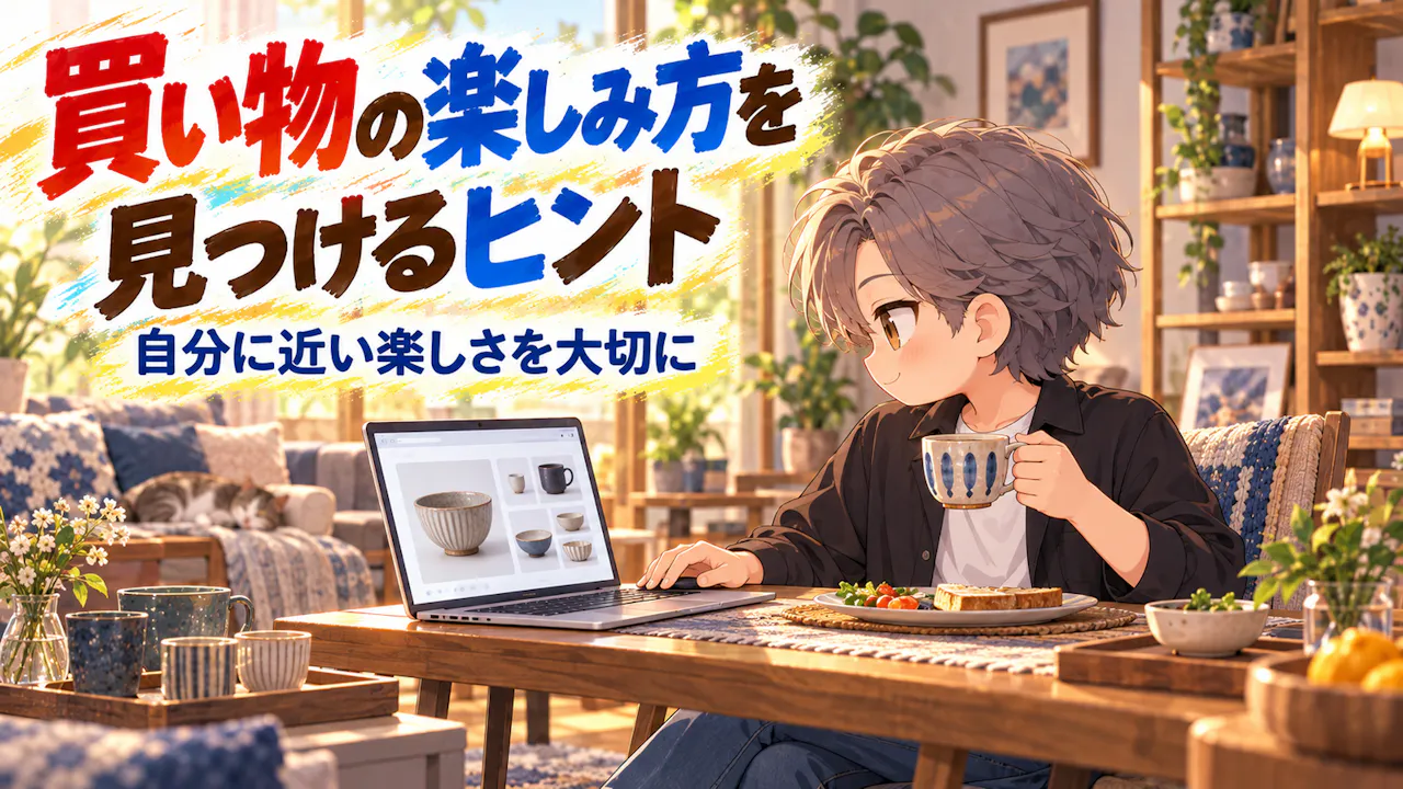 買い物の楽しみ方を見つけるヒント