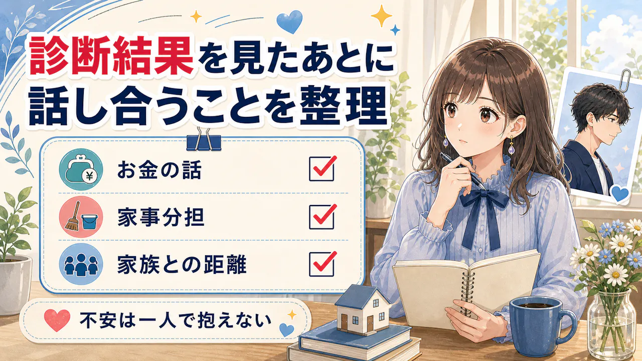 診断結果を見たあとにすること