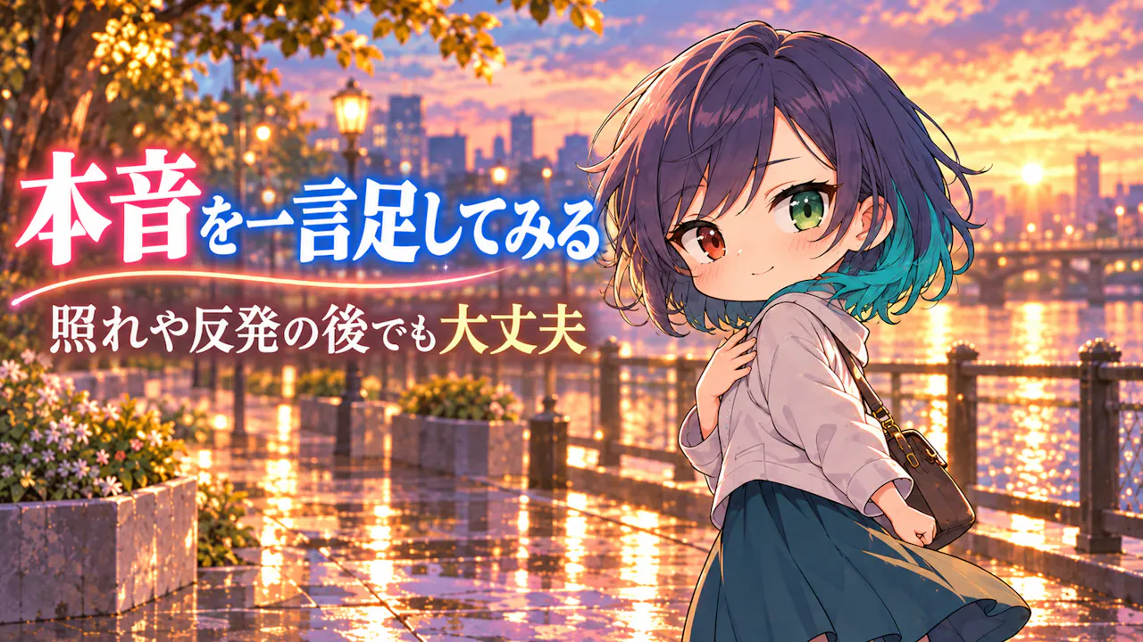 本音と違う返事を減らす小さなコツ