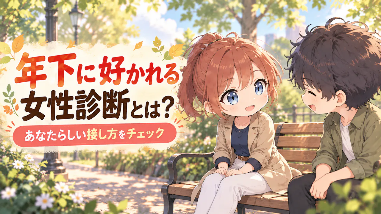 年下に好かれる女性診断とは？