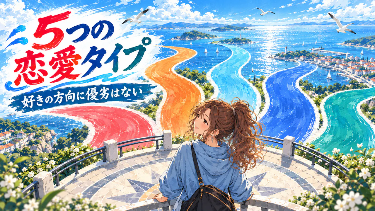 5つの恋愛タイプの受け止め方